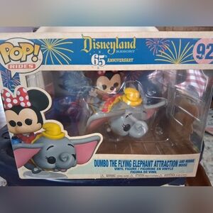 Disneyland 65th Anniversary Minnie Mouse On Dumbo Funko Pop